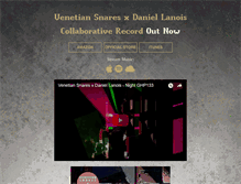 Tablet Screenshot of daniellanois.com